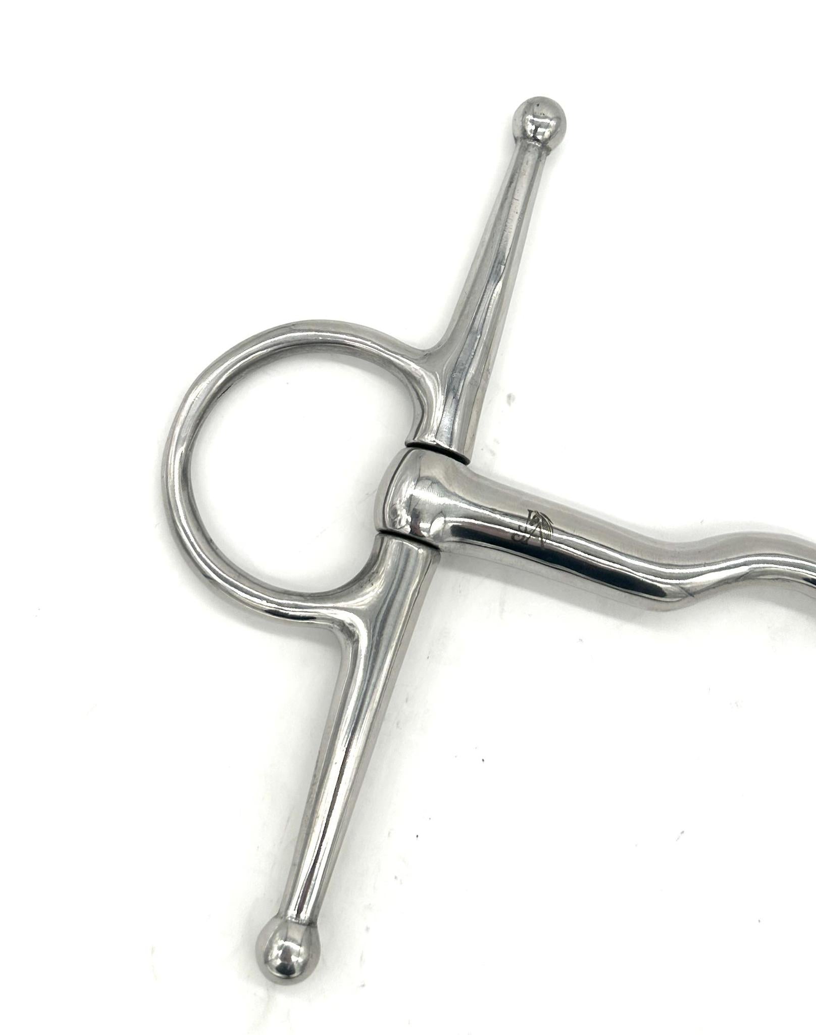 Jake Adams Corkscrew Port Full Cheek Bit - English Horse Riding Bit for Dressage & Jumping - Perfect for Training & Competition