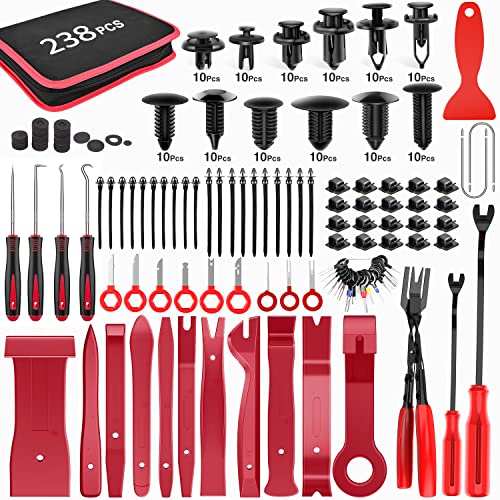 120Pcs Clips + 118 Remover Red