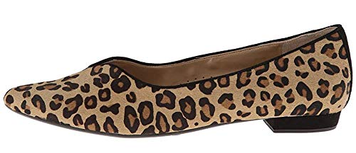 Camel Dino Hair Calf/Black Suede