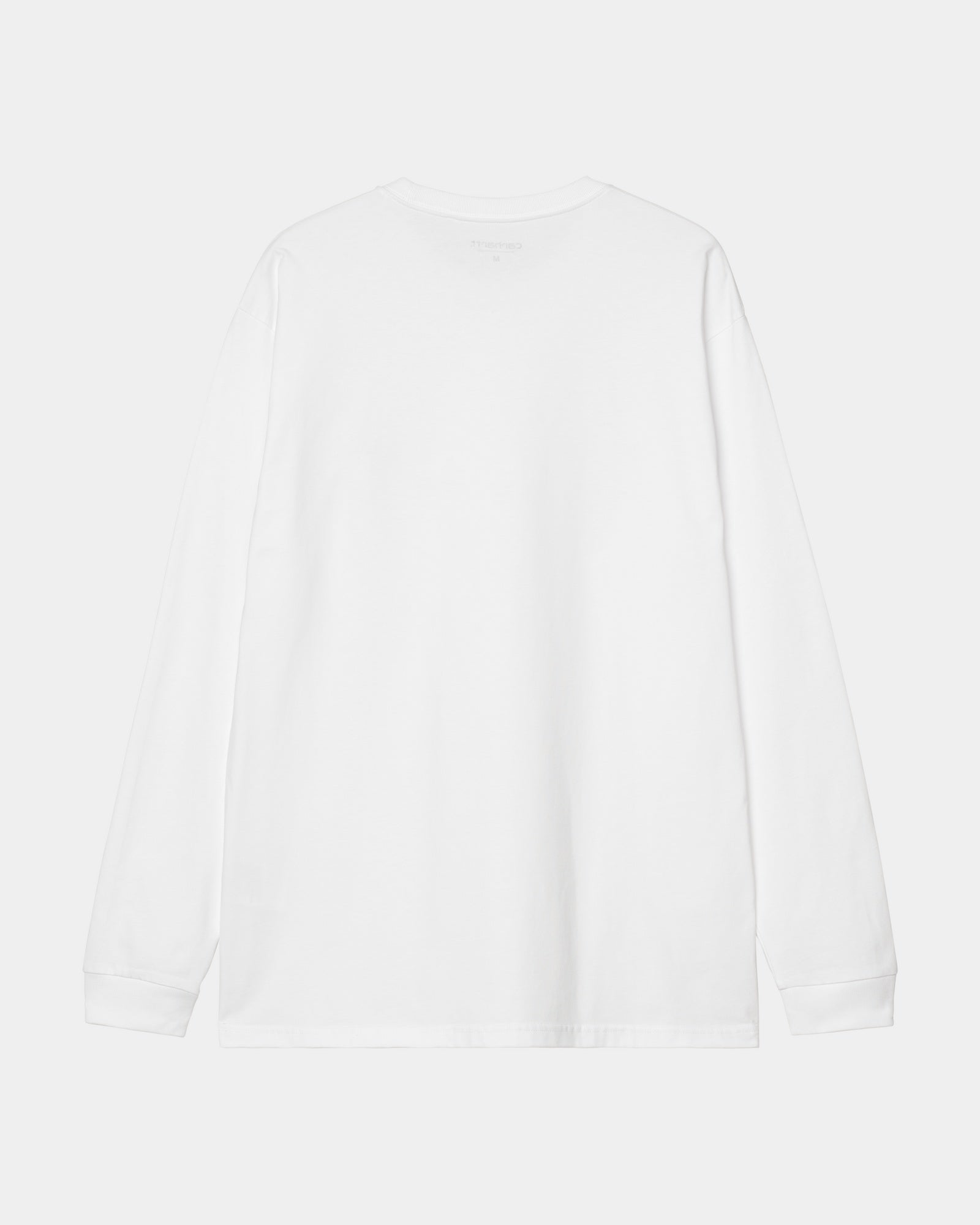 Chase Long Sleeve T-Shirt for Men & Women | Soft Cotton Crewneck Shirt in White | Perfect for Casual Wear, Layering & Everyday Outfits