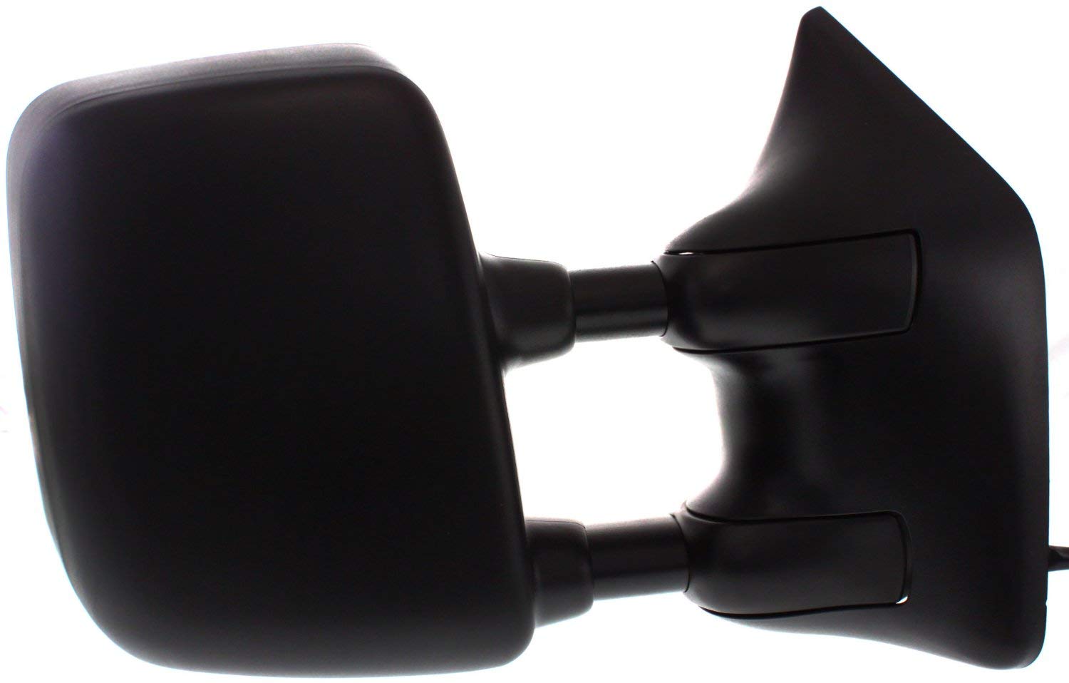 Kool Vue Power Heated Towing Mirrors for 2008-2015 Nissan Titan - Driver & Passenger Side with Memory Function & Textured Finish | Enhanced Visibility for Towing & Winter Driving