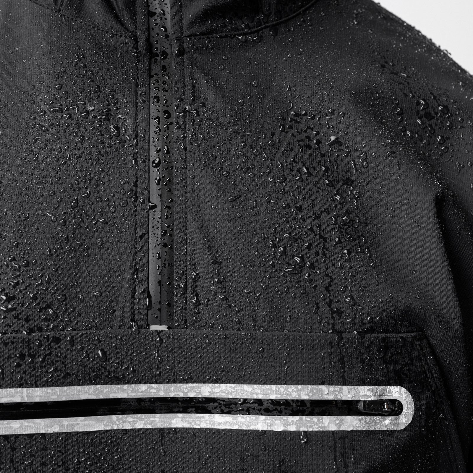 Weather-Ready Anorak Jacket for Men & Women - Waterproof Windbreaker with Hood - Lightweight Outdoor Rain Jacket - Perfect for Hiking, Camping & Travel (Black)