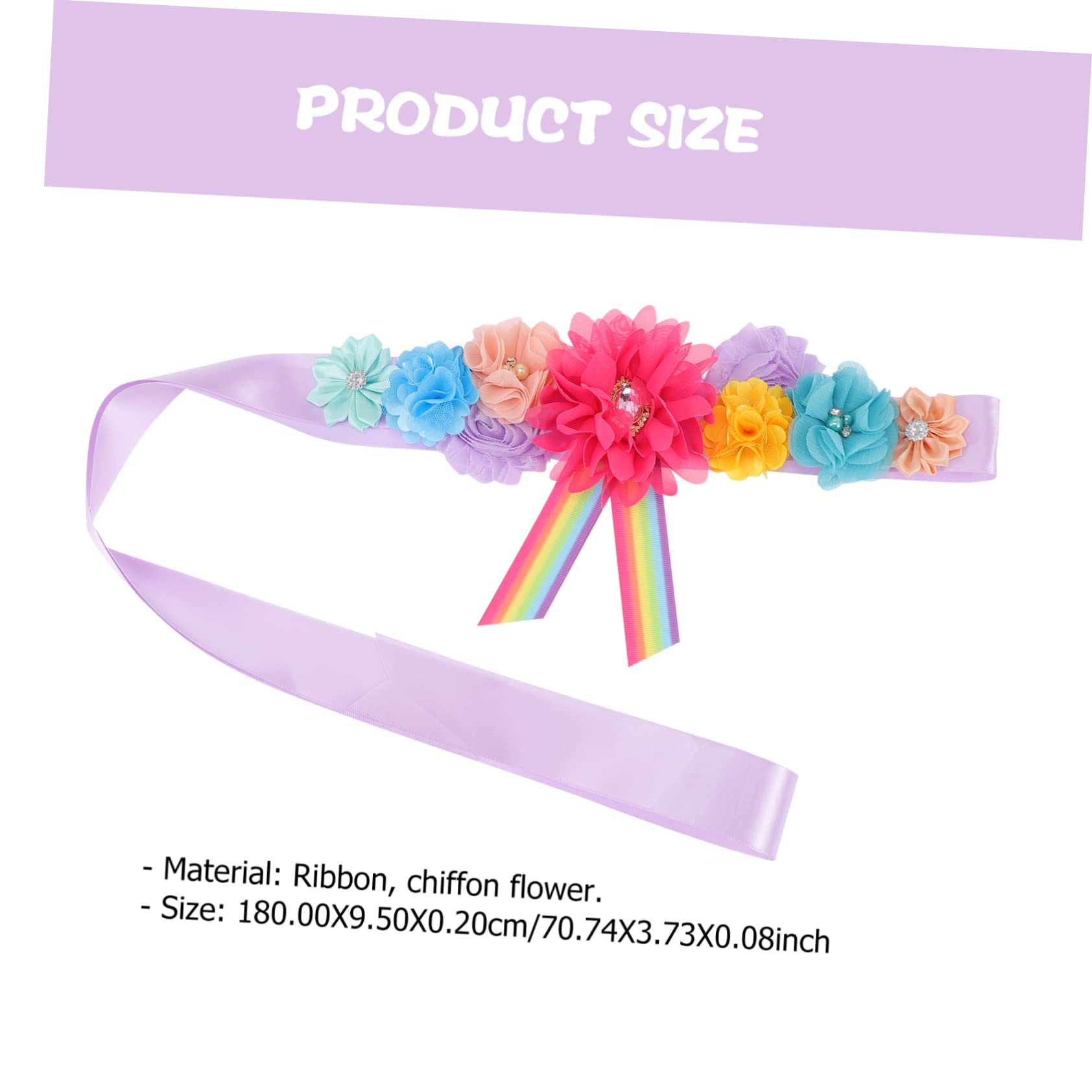 Totority 4 Pack Maternity Belts for Gender Reveal Party - Comfortable Pregnancy Support Belts for Mom & Grandma - Perfect for Baby Shower, Gender Announcement & Maternity Photos