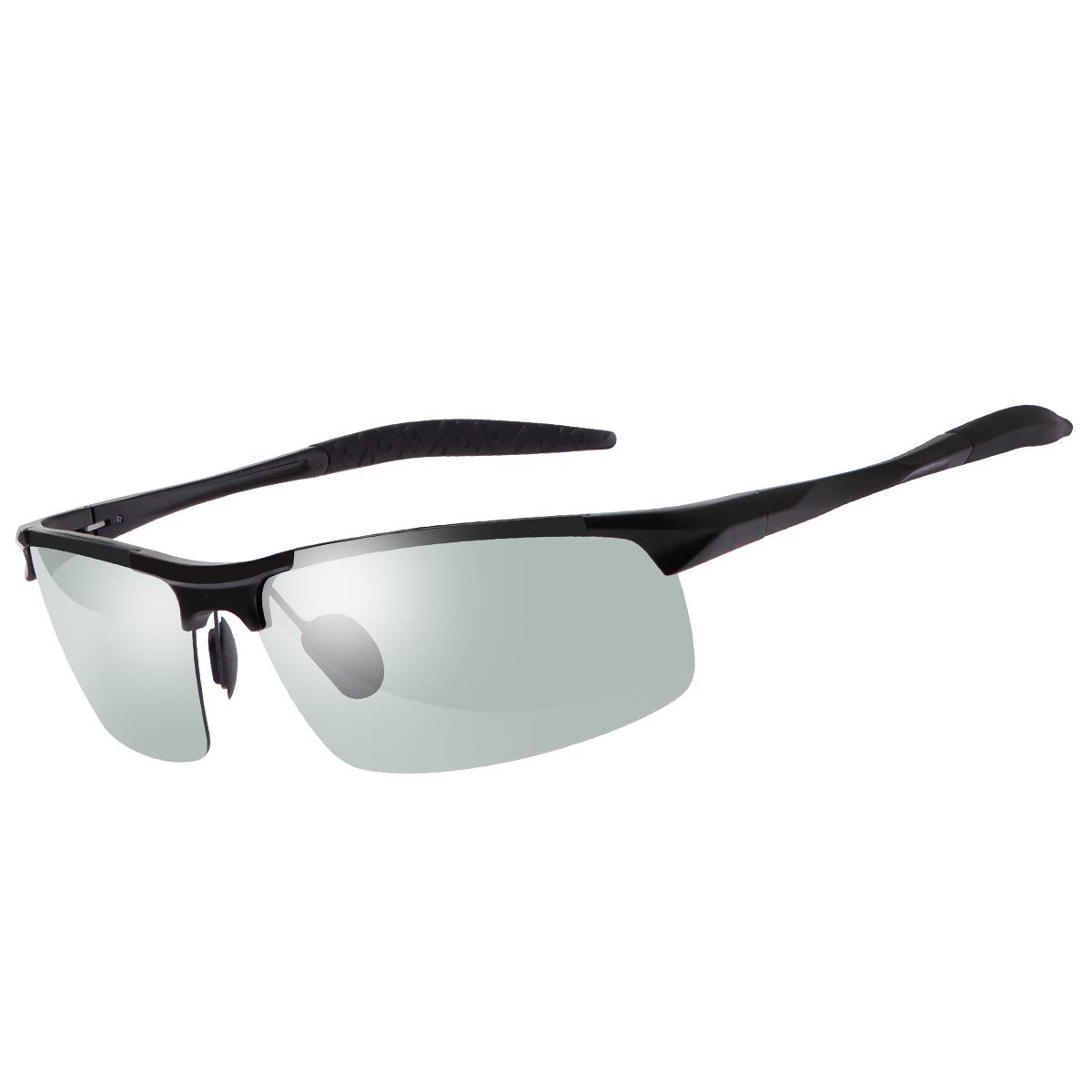 Polarized Photochromic Z87 Safety Sunglasses for Men - UV Protection, Day & Night Driving Glasses for Outdoor Activities, Cycling, and Running