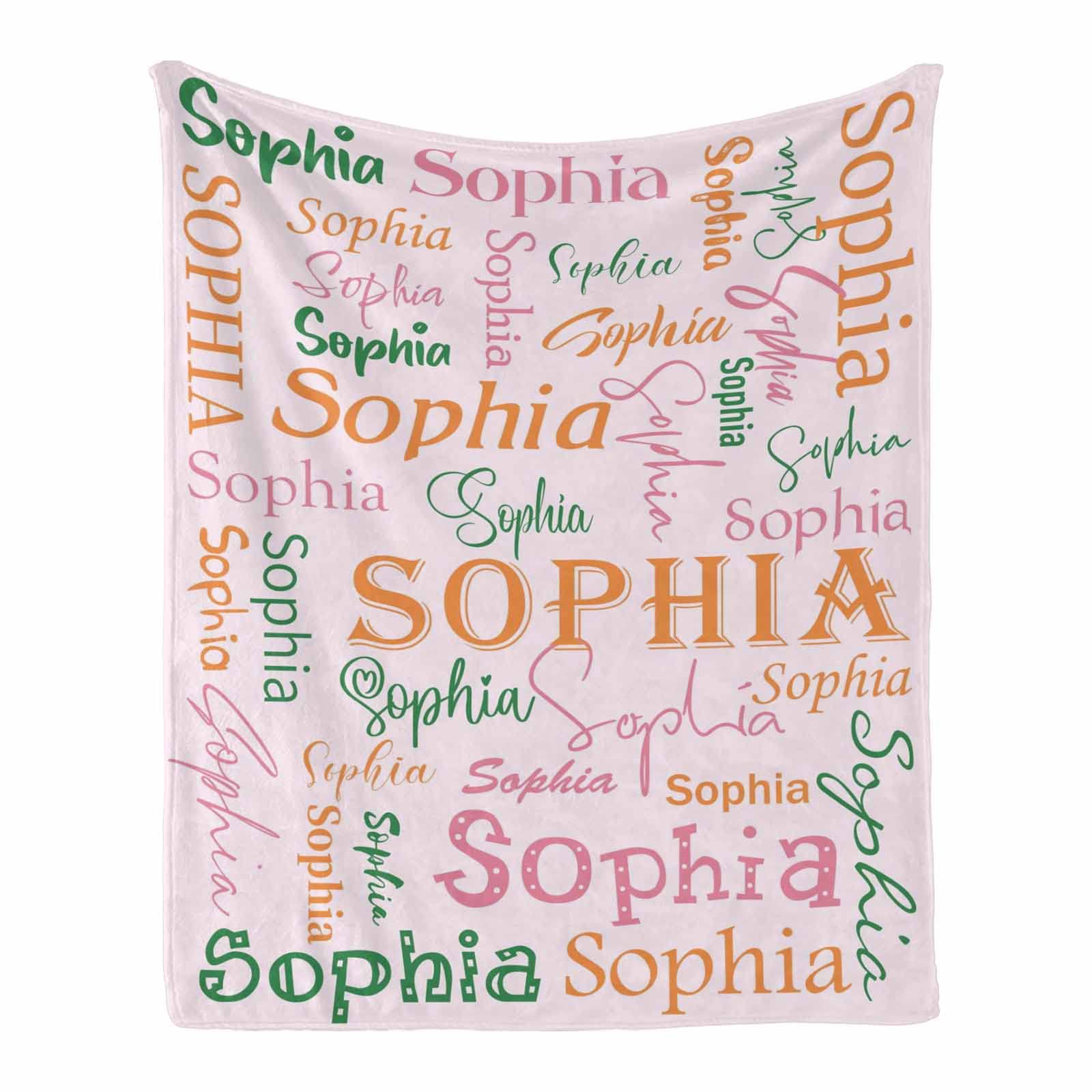 Personalized Baby Blankets for Boys & Girls - Custom Name Blankets for Kids | Soft & Cozy Nursery Blanket for Gifts, Bedtime & Snuggling