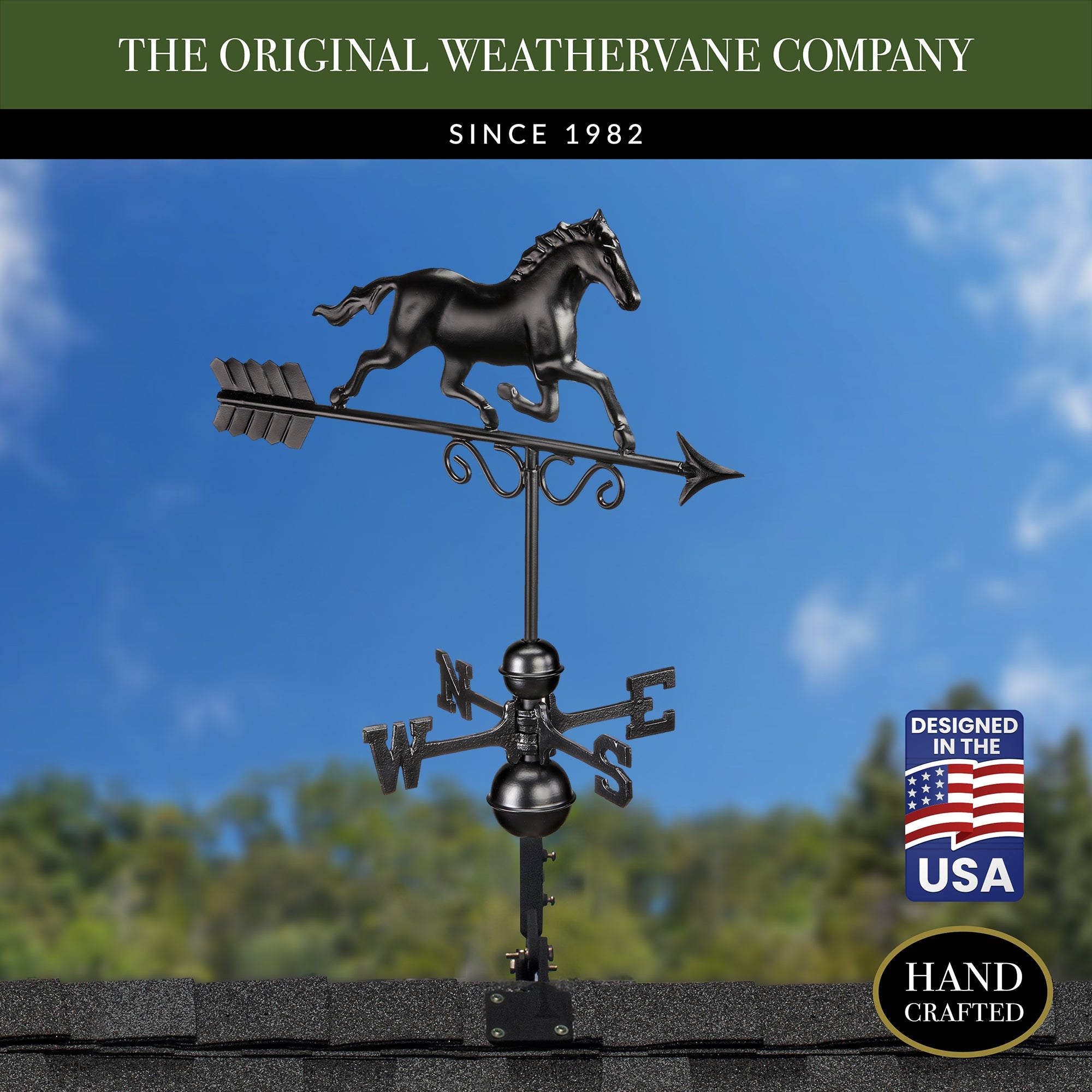 Black Aluminum Galloping Horse Statue - Elegant Home & Office Decor for Modern Spaces | Perfect for Bookshelf, Desk, or Gift Idea