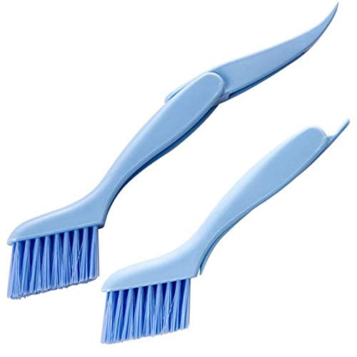 2-in-1 Multipurpose Cleaning Brush for Windows, Keyboard & Tight Spaces - Dust Remover Tool with Small Shovel for Window Tracks, Grooves & Hard-to-Reach Areas - Perfect for Home, Office & Car Cleaning