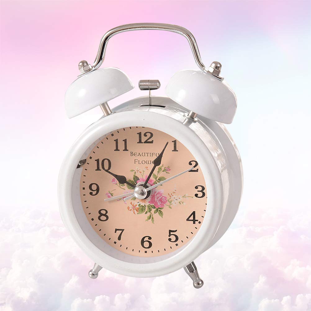 ARTIBETTER 1pc Metal Alarm Clock with Night Light for Students - Perfect for Bedroom, Desk, Dorm & Office Use