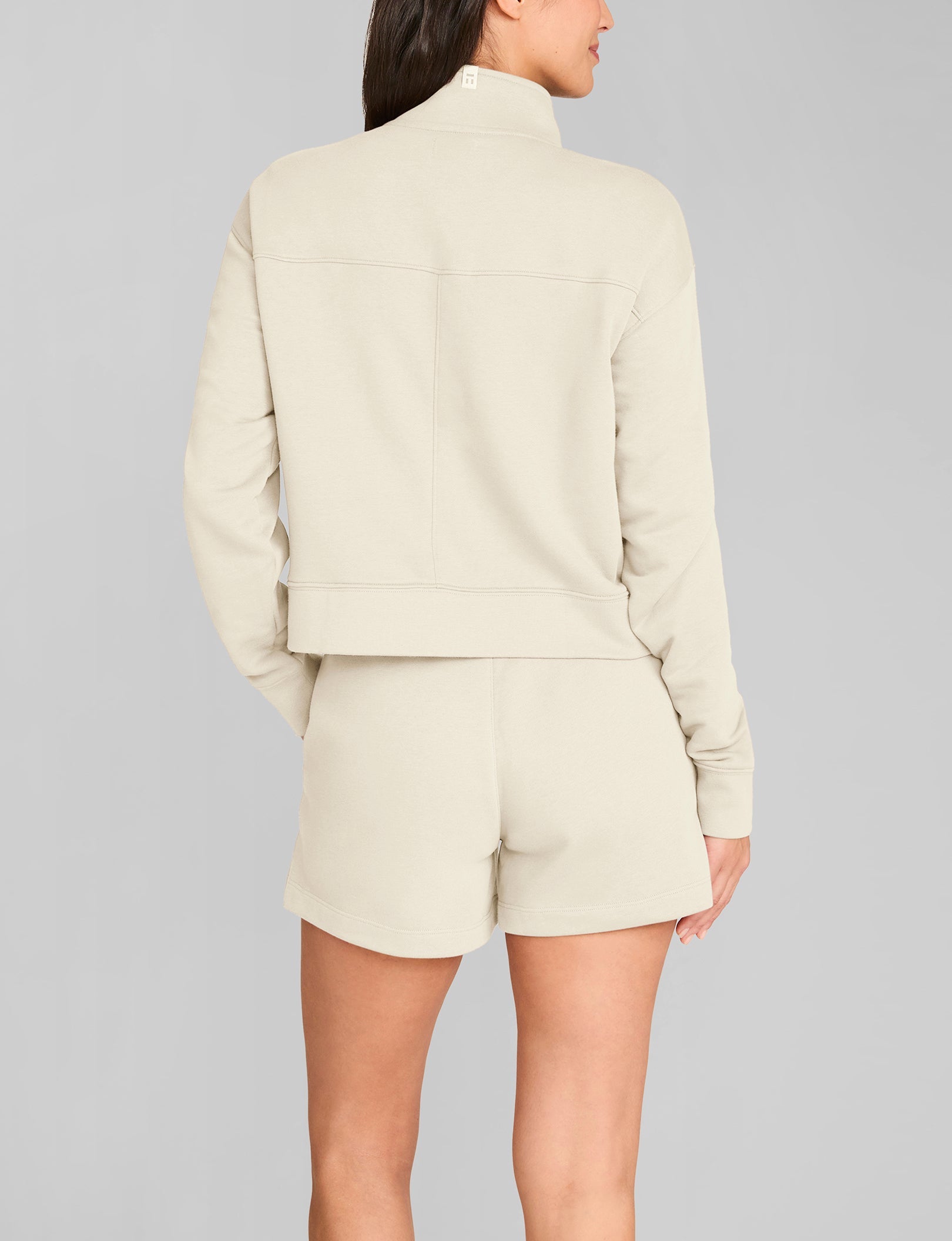 Women's French Terry Half Zip Pullover Sweatshirt - Cozy Casual Loungewear for Fall & Winter - Perfect for Workouts, Errands, and Relaxing at Home