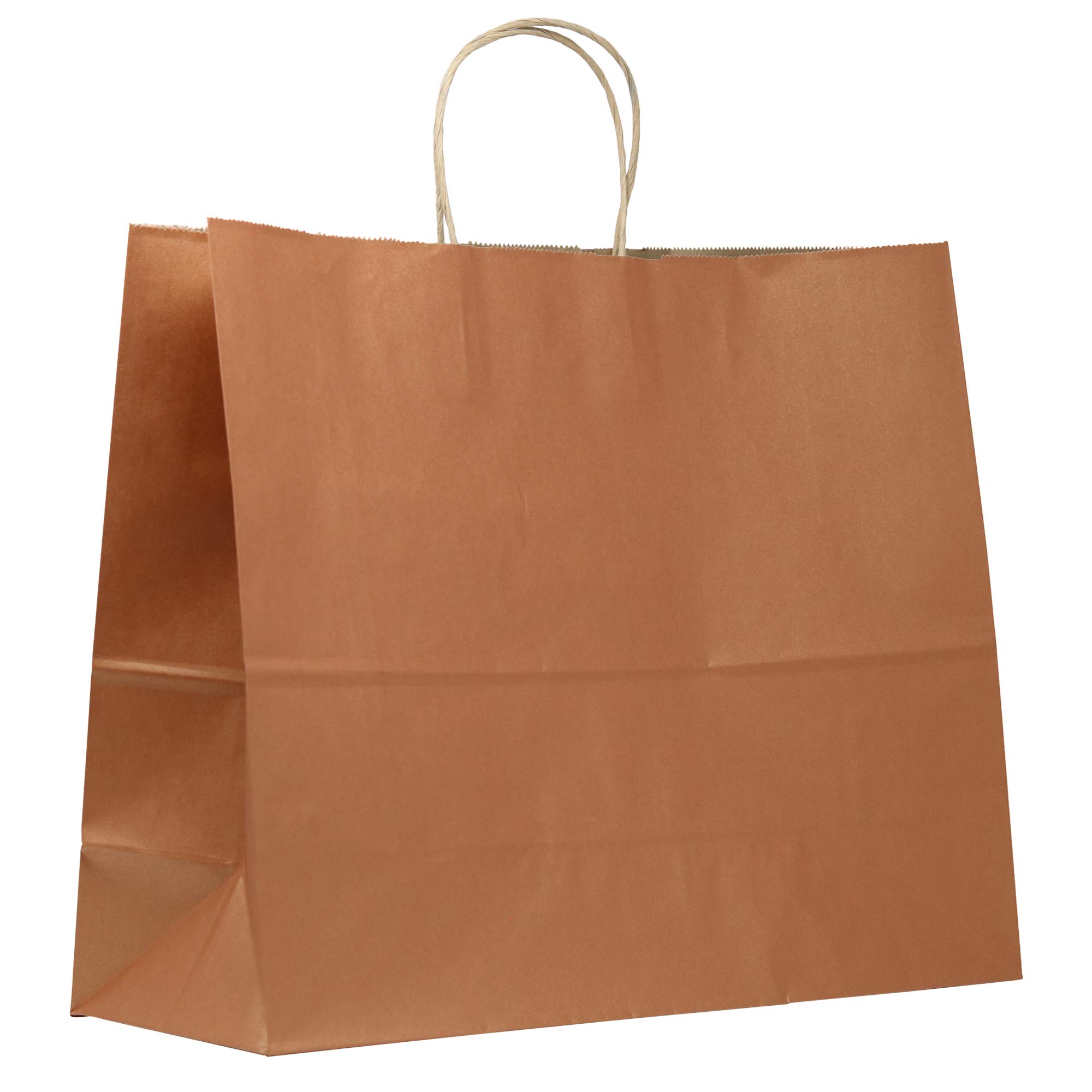 Premium Recyclable Metallic Kraft Paper Tote Bags - 16