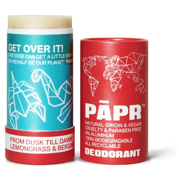 PAPR Natural Deodorant for Women & Men - Lemongrass & Bergamot Scent, 72-Hour Odor Protection, Aluminum-Free, Vegan & Cruelty-Free - Perfect for Gym, Work & Daily Freshness