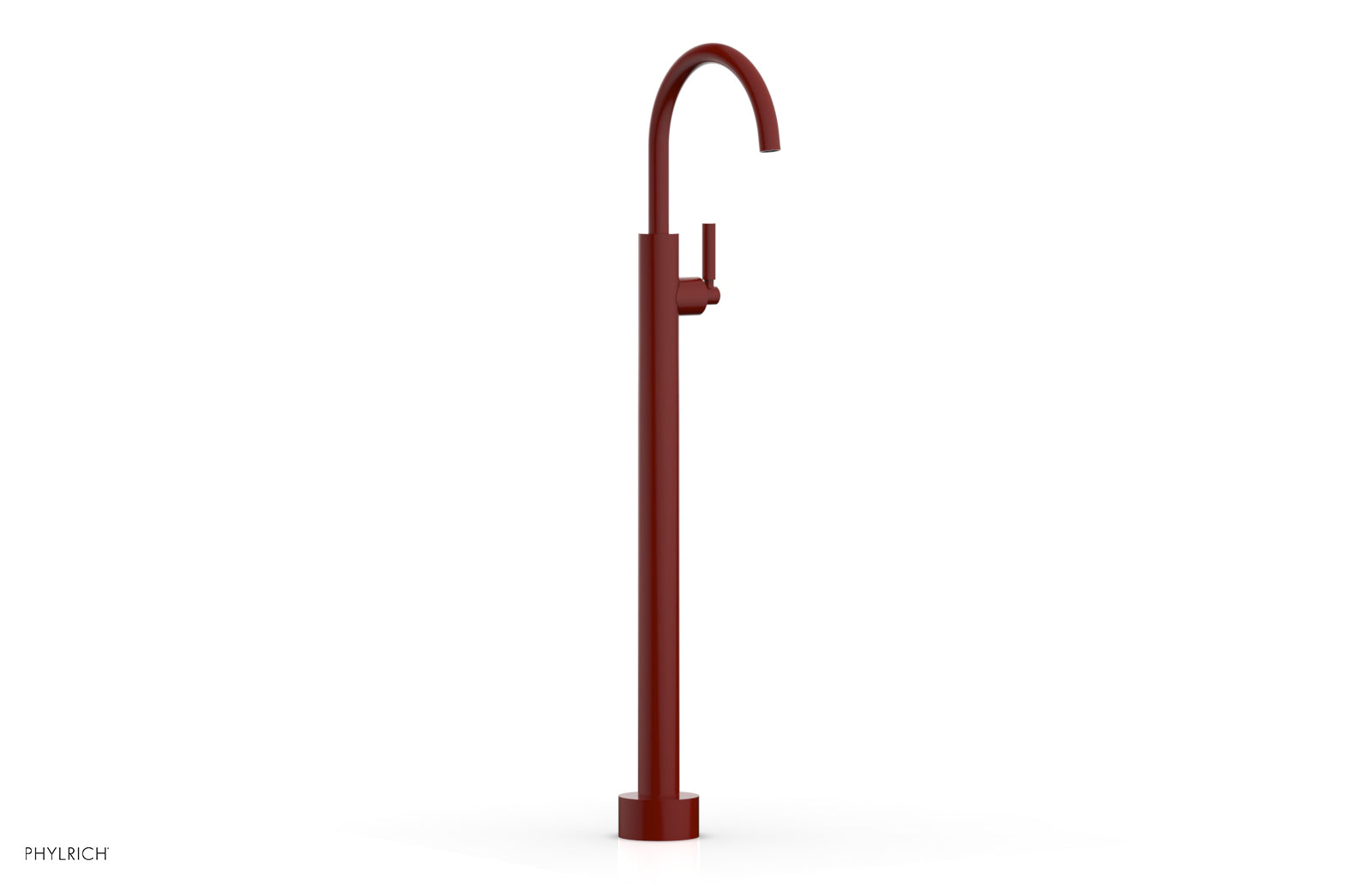 BASIC Tall Floor Mount Tub Filler with Lever Handle - D130 44 02 - Perfect for Modern Bathroom Renovations and Spa-Like Showers