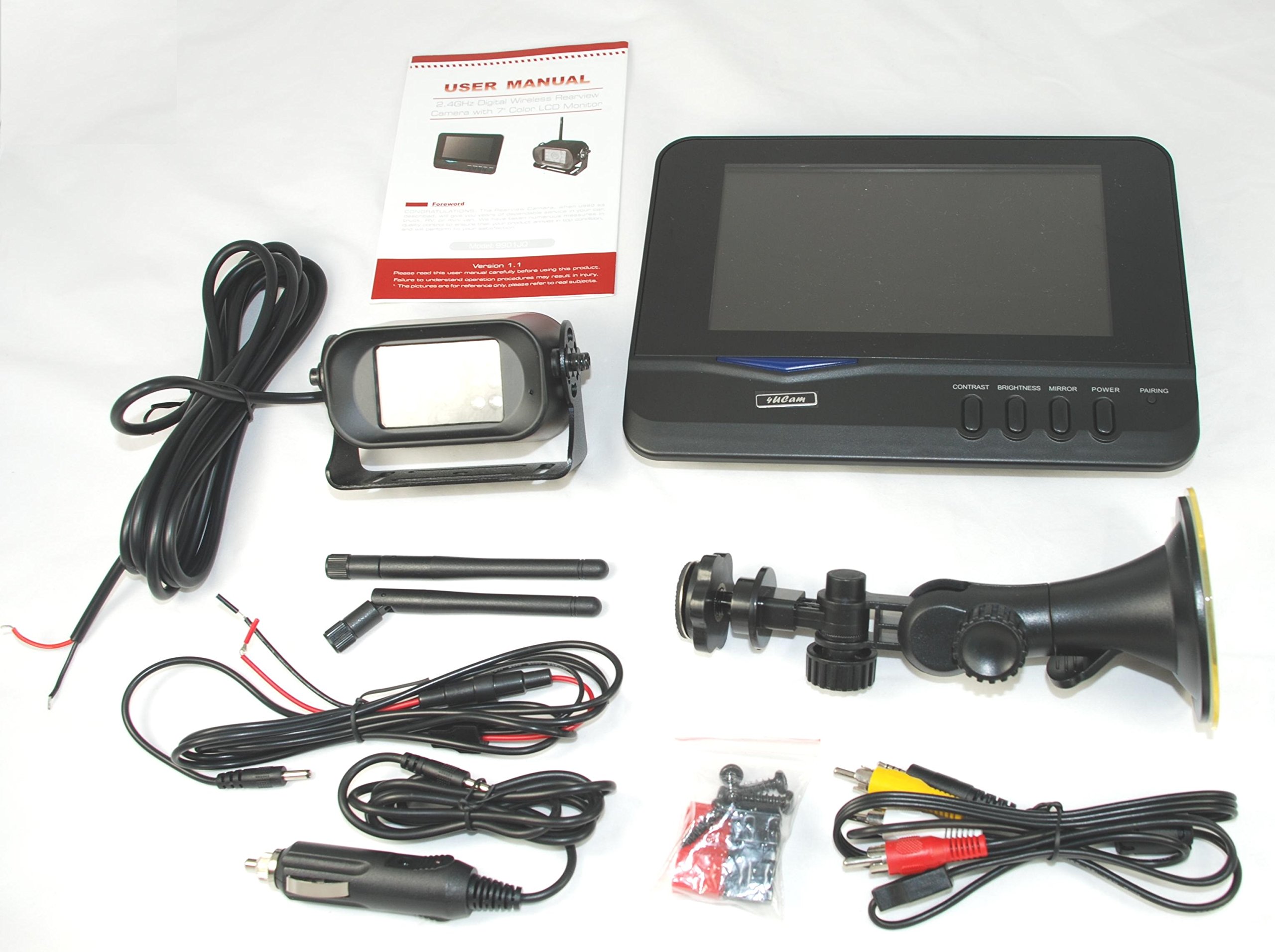 4Ucam Digital Wireless Backup Camera with 7