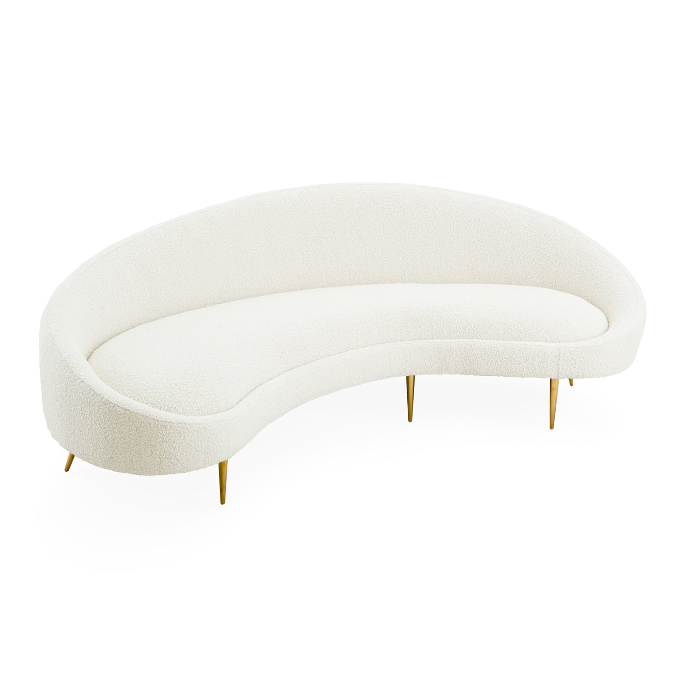 Ether 94 Curved Sofa - Modern L-Shaped Sectional Couch for Living Room, Lounge & Office - Comfortable Luxury Furniture for Home Decor