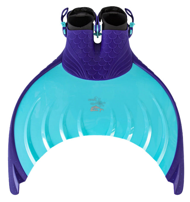 Body Glove Linden Monofin for Adults - Ultramarine/Purple Swim Fin - Perfect for Freediving, Snorkeling & Mermaid Swimming