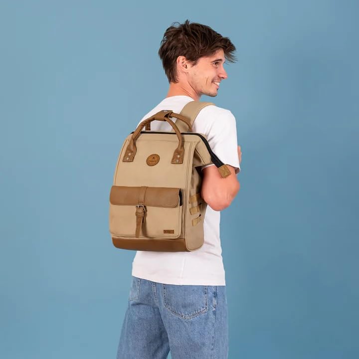 CABAIA Waterproof Backpack with 2 Pockets - Lifetime Guarantee - Stylish Unisex Design for Men & Women - Perfect for School, Travel & Business - Vegan Certified - Ideal for Commuting, College Campus & Office Use