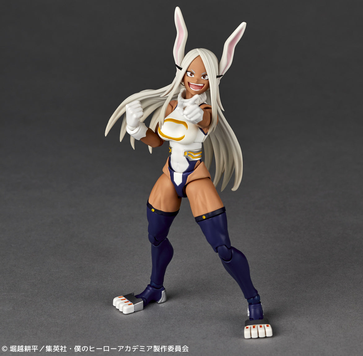 Amazing Yamaguchi Revoltech Action Figure - My Hero Academia Mirko (NR054) for Collectors & Anime Fans | Perfect for Display & Cosplay Inspiration