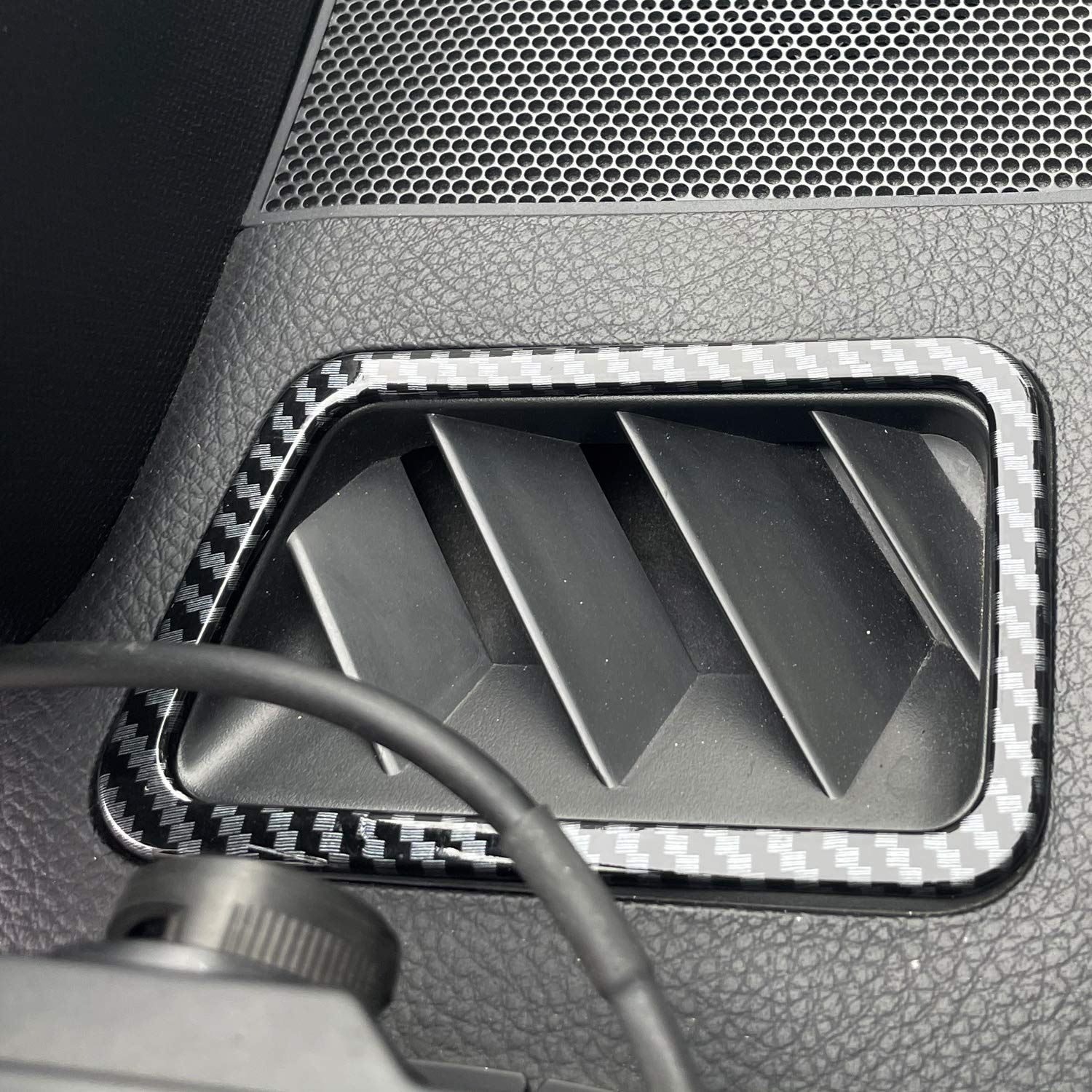 Premium Carbon Fiber Interior Trim Kit for Subaru WRX STI 2015-2021 (LHD) - 10-Piece Black Dashboard & Console Cover Set - Car Accessories for Enhanced Style & Protection