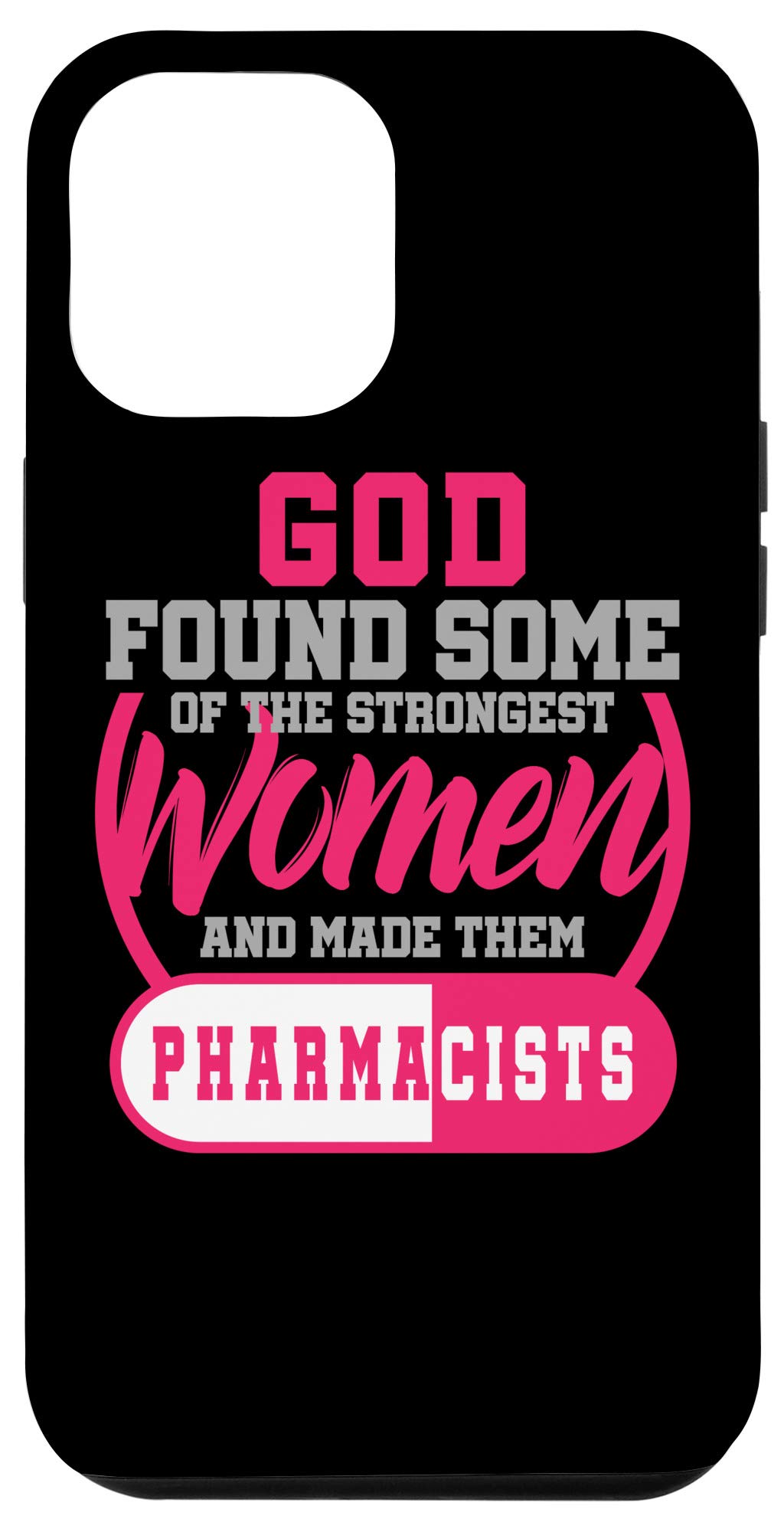 iPhone 12 Pro Max Case for Pharmacists - Christian Pharmacy Student Gift - Women PharmD Protective Phone Cover - Perfect for Clinical Rotations & Pharmacy School