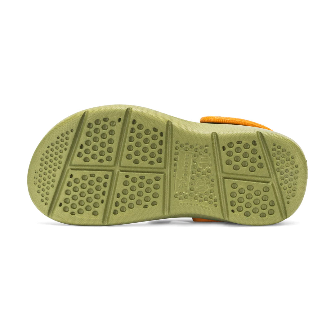 Joybees Olive/Burple Kids' Adventure Sandals - Waterproof Hiking Shoes for Boys & Girls - Perfect for Outdoor Play, Beach & Camping