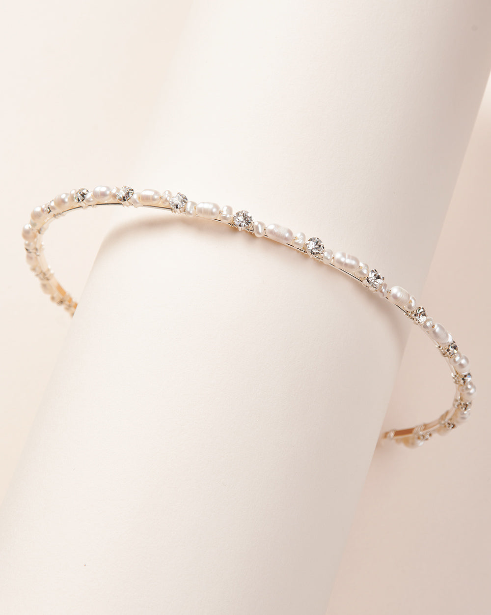 Kyler Pearl Headband for Women - Elegant Crystal Hair Accessories for Weddings, Parties & Special Occasions