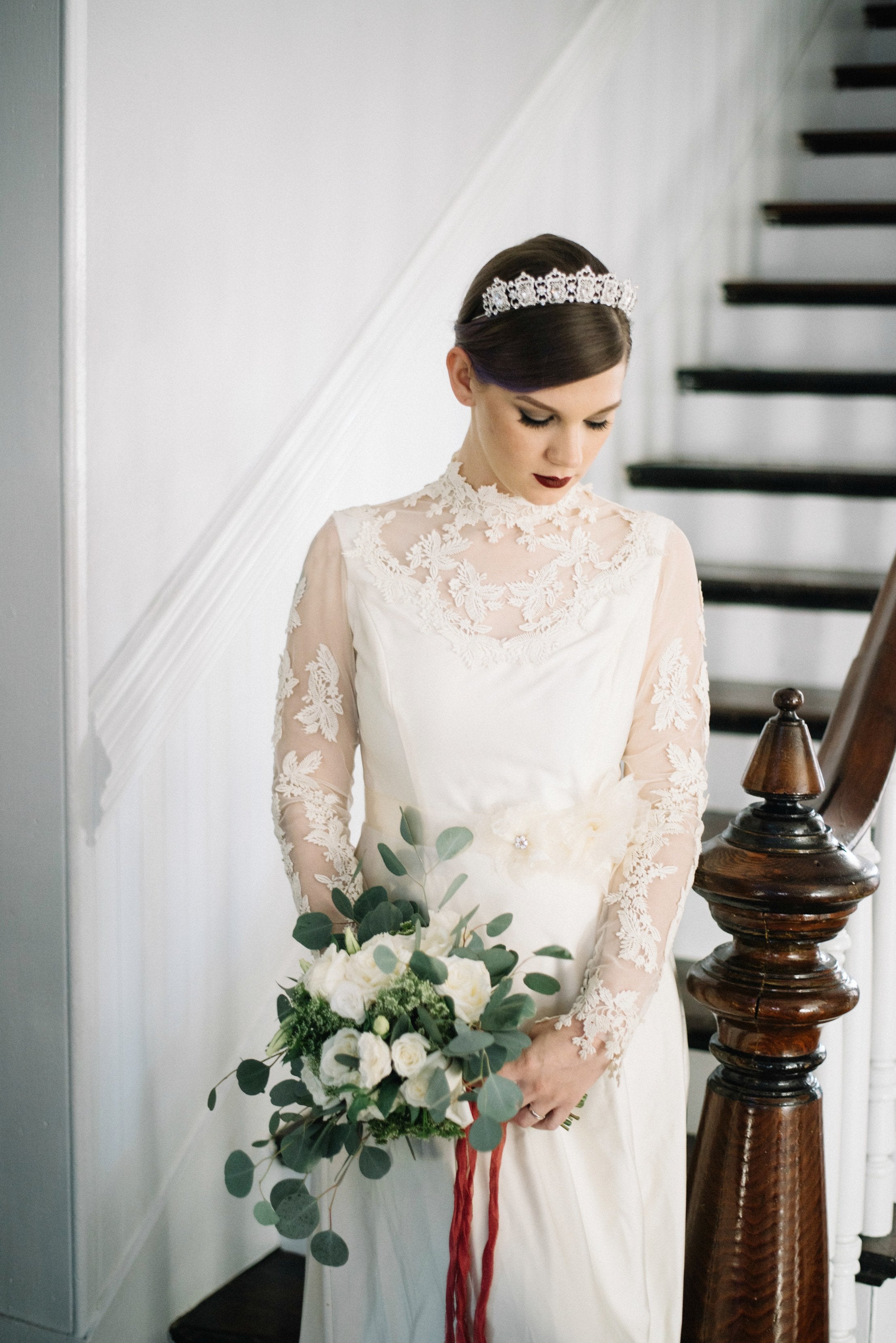 Swarovski Crystal White Opal Tiara for Brides | Elegant Wedding Headpiece | Perfect for Bridal Showers, Weddings & Special Occasions
