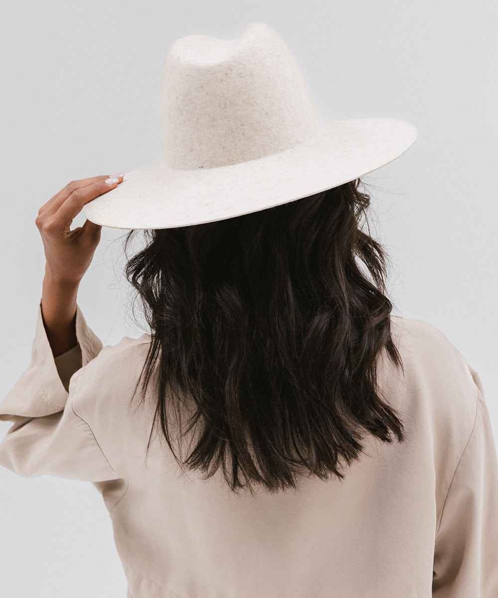 Emma Wide Brim Fedora Hat for Women - Stylish Sun Hat with UPF 50+ Protection - Perfect for Beach, Outdoor, and Summer Fashion