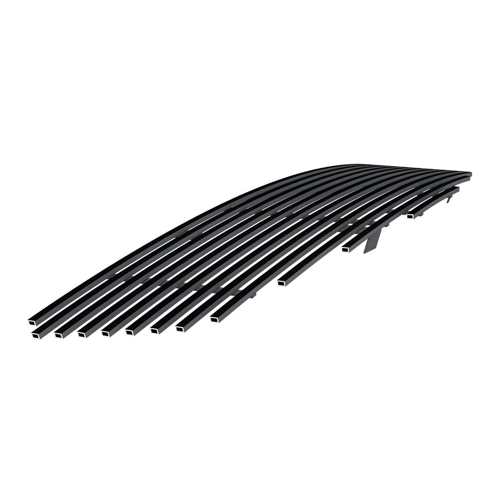 APS Black Billet Front Grill Grille Insert Compatible with Nissan Maxima 2007-2008 | Main Upper Replacement | S18-H36468N | Upgrade Your Car's Style & Protection