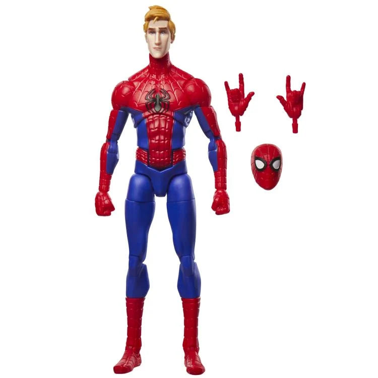 Marvel Legends Spider-Man: Across the Spider-Verse Peter Parker Action Figure - 6-Inch Collectible Toy for Fans & Collectors - Perfect for Display, Play, and Movie-Themed Decor