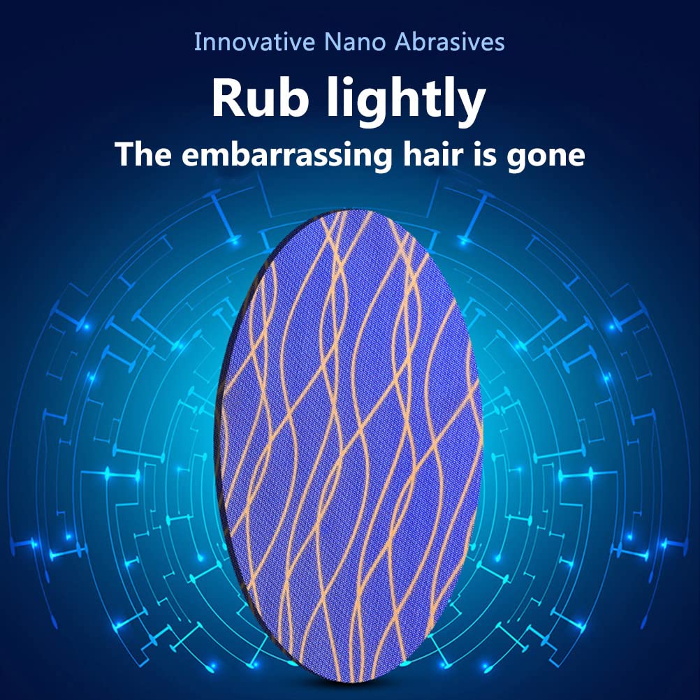 Crystal Nano Hair Eraser for Women & Men - Painless Hair Removal Without Shaving - Rose Gold Hair Remover for Arms, Legs, Back & Body | Perfect for Smooth Skin at Home, Travel & Salon Use