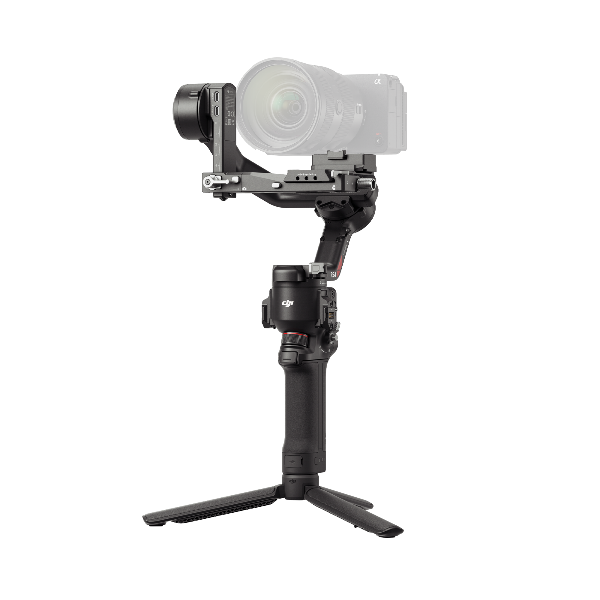 DJI RS 4 3-Axis Gimbal Stabilizer for Mirrorless & DSLR Cameras - Professional Handheld Stabilization for Vlogging, Filmmaking & Content Creation