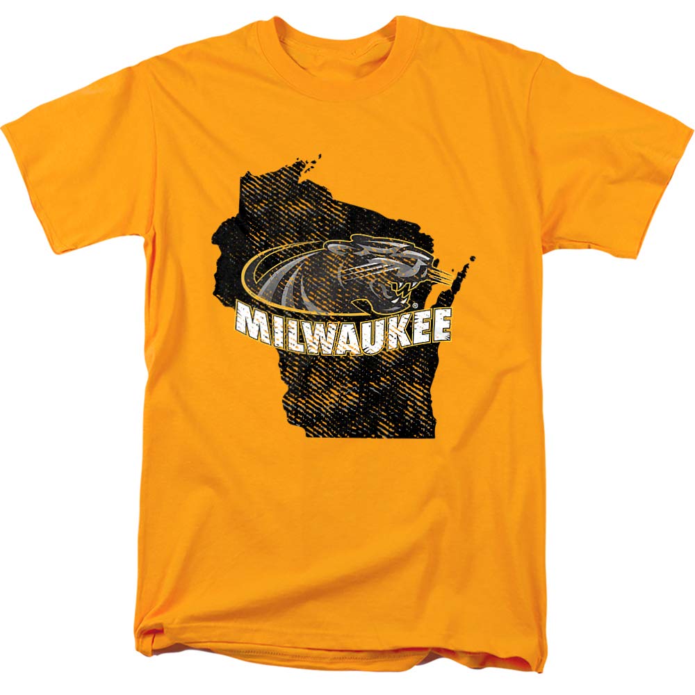 University of Wisconsin-Milwaukee Official State Unisex Adult T-Shirt | Comfortable Cotton Tee for Students, Alumni & Fans | Perfect for Campus Wear, Game Days & School Spirit
