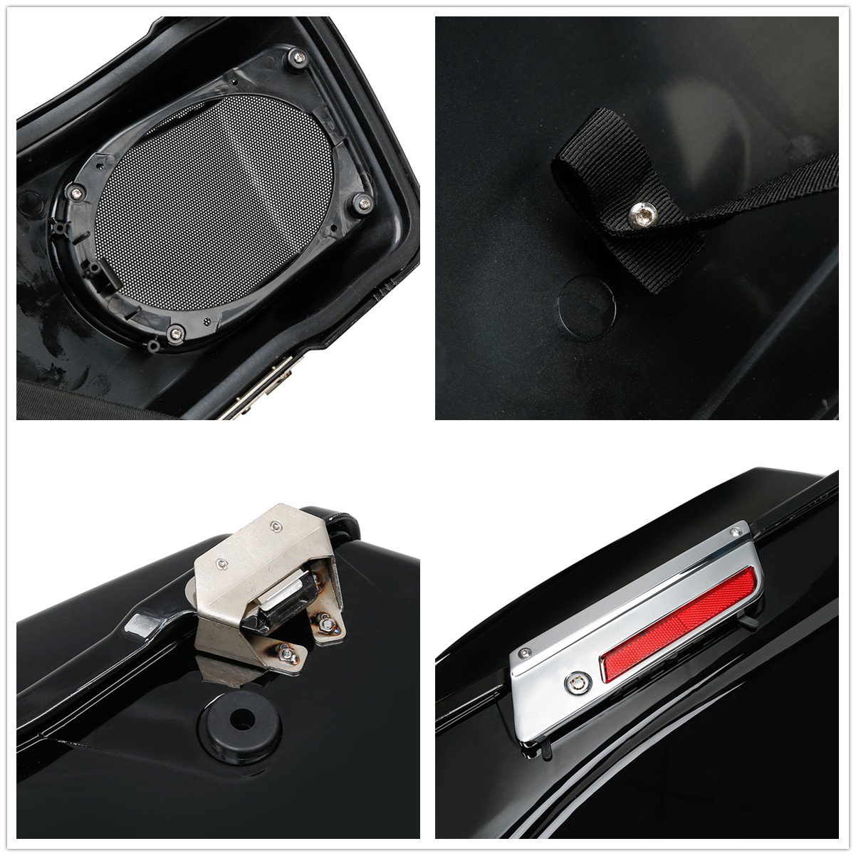 TCT-MOTORPARTS Motorcycle Saddlebags with 5