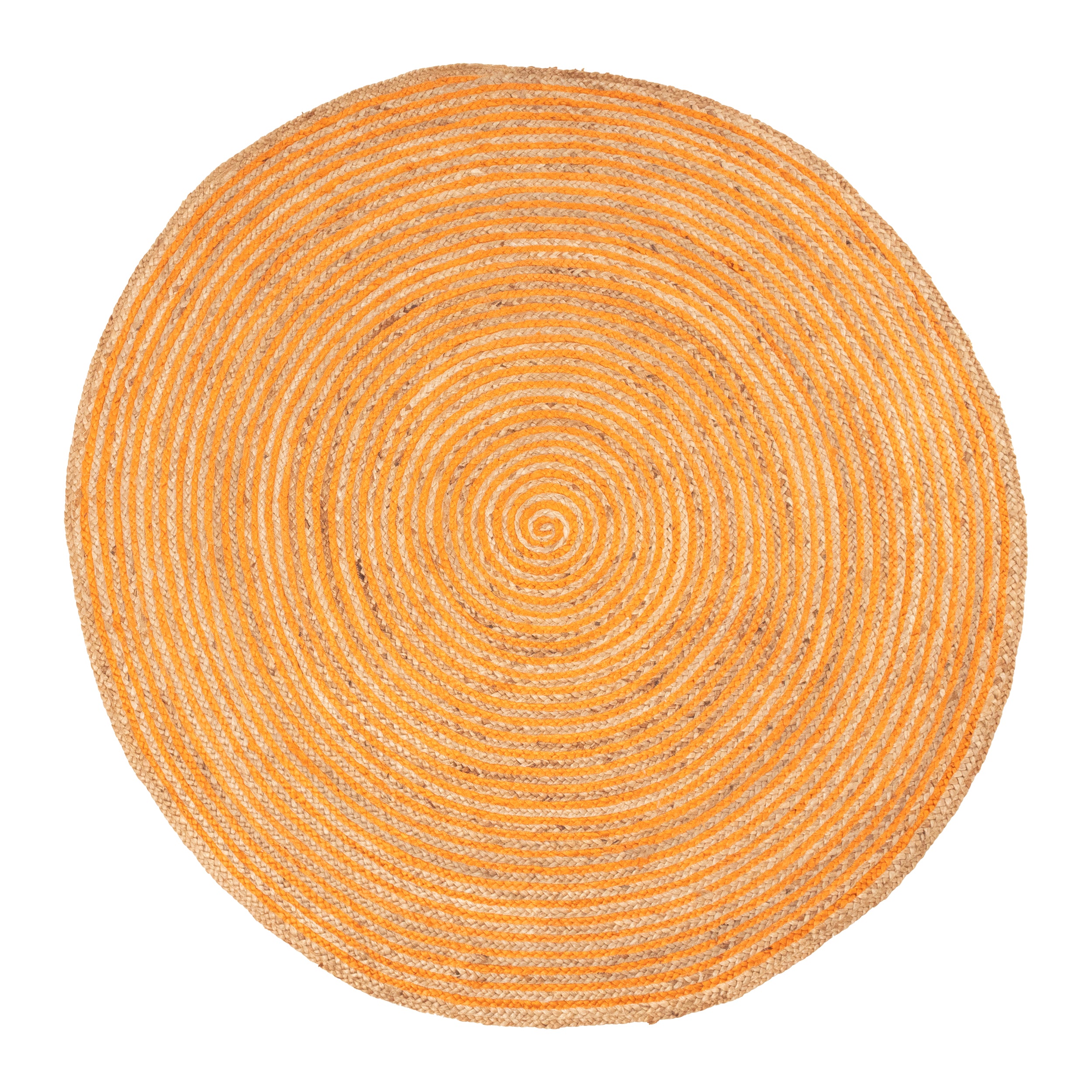 Braided Jute Reversible Handwoven Rug - Natural Fiber Indoor/Outdoor Area Rug for Living Room, Bedroom, Patio & Deck - Eco-Friendly Home Decor