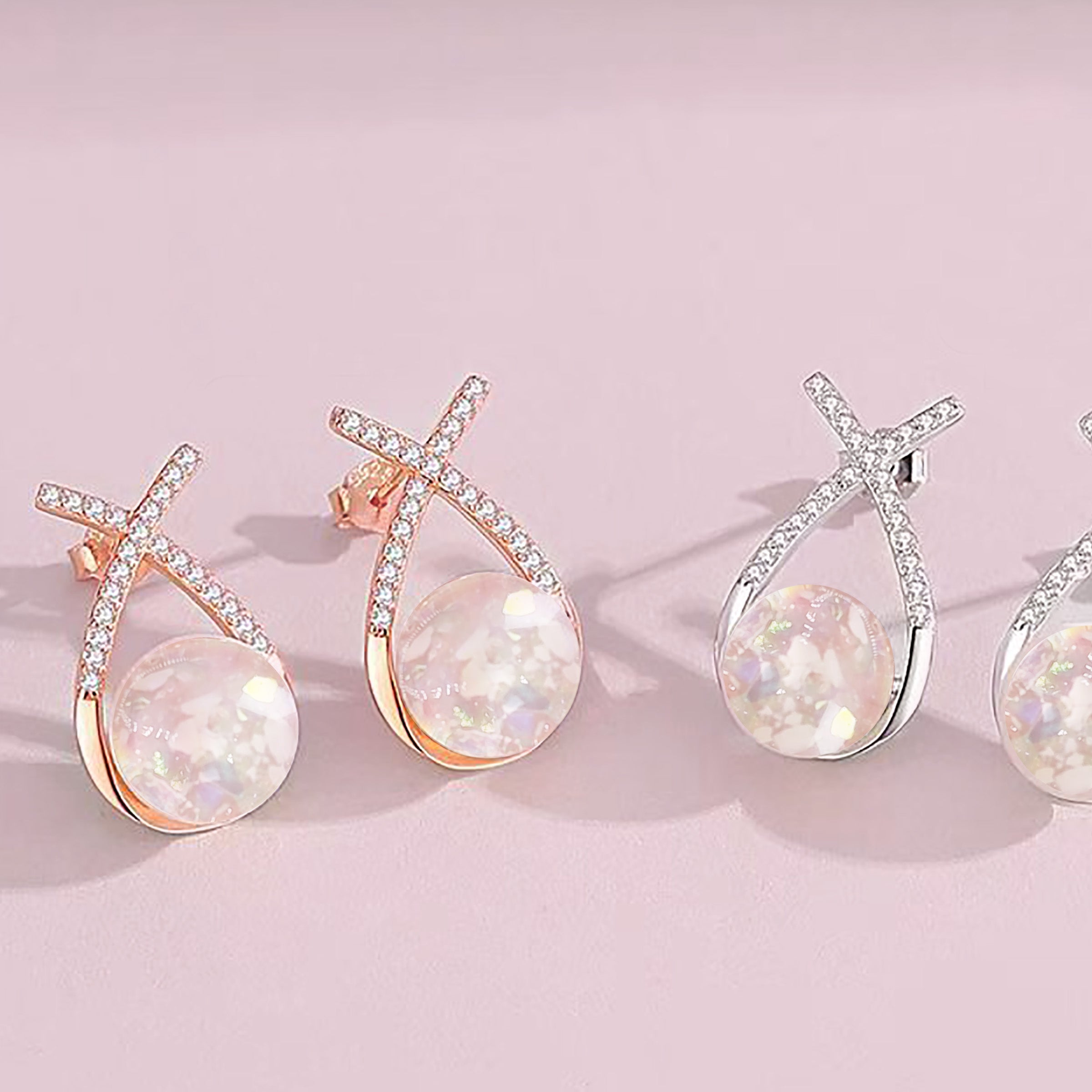 Infinity Embrace: Elegant Ashes Memorial Earrings for Women - Perfect for Remembrance, Sympathy Gifts & Special Occasions