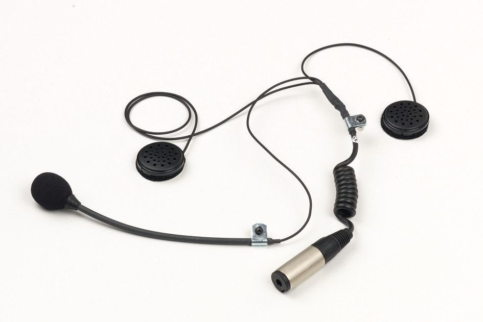Stilo Open Face Helmet Headset Kit with Trophy Electronics - Premium Motorcycle Communication System for Racing & Touring Riders