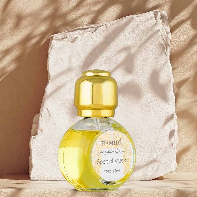 Premium Hamidi Special Musk CPO 15ml Attar - Alcohol-Free Concentrated Perfume Oil for Men & Women | Long-Lasting Arabic Fragrance | Perfect for Daily Wear, Special Occasions & Gift Giving