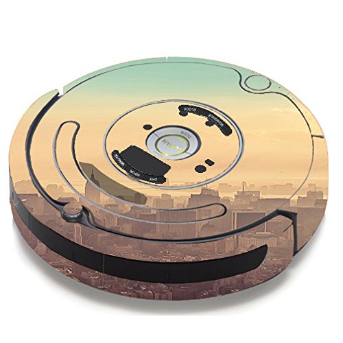 Premium Skin Decal Vinyl Wrap for iRobot Roomba 650 & 655 Robot Vacuum - New York City Skyline Design | Easy DIY Installation & Scratch Protection for Home Cleaning Robots