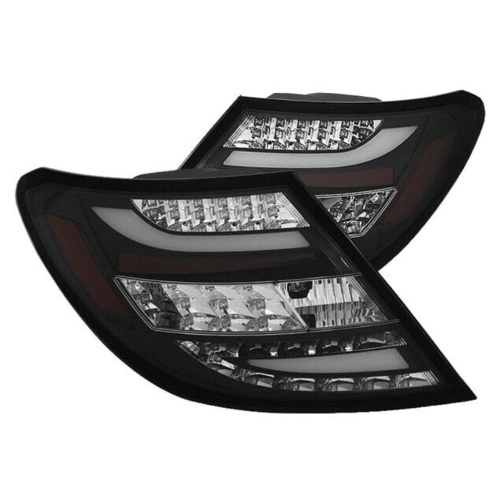 YueHao LED Tail Lights for Cars - Black (Model 5072689) - High Visibility Brake Lights for Night Driving & Enhanced Safety