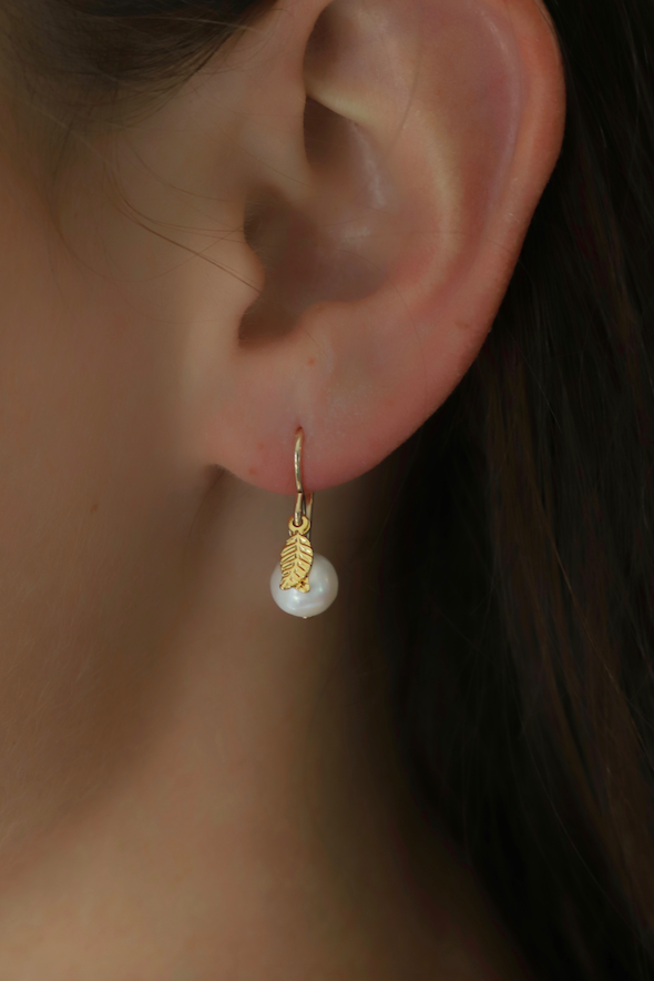 KAITLIN PEARL EARRINGS - Classic White Pearl Stud Earrings for Women, 925 Sterling Silver, Elegant Gift for Her | Perfect for Weddings, Parties & Everyday Wear