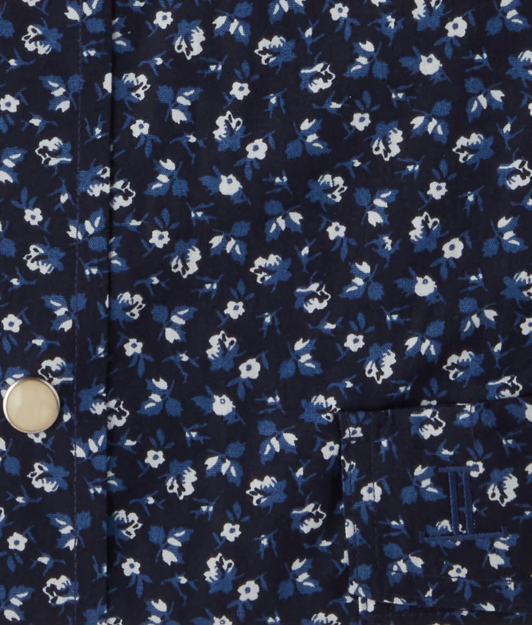 Austin Blue On Navy Floral Print Dress - Elegant Floral Summer Dress for Women, Perfect for Parties, Weddings & Date Nights
