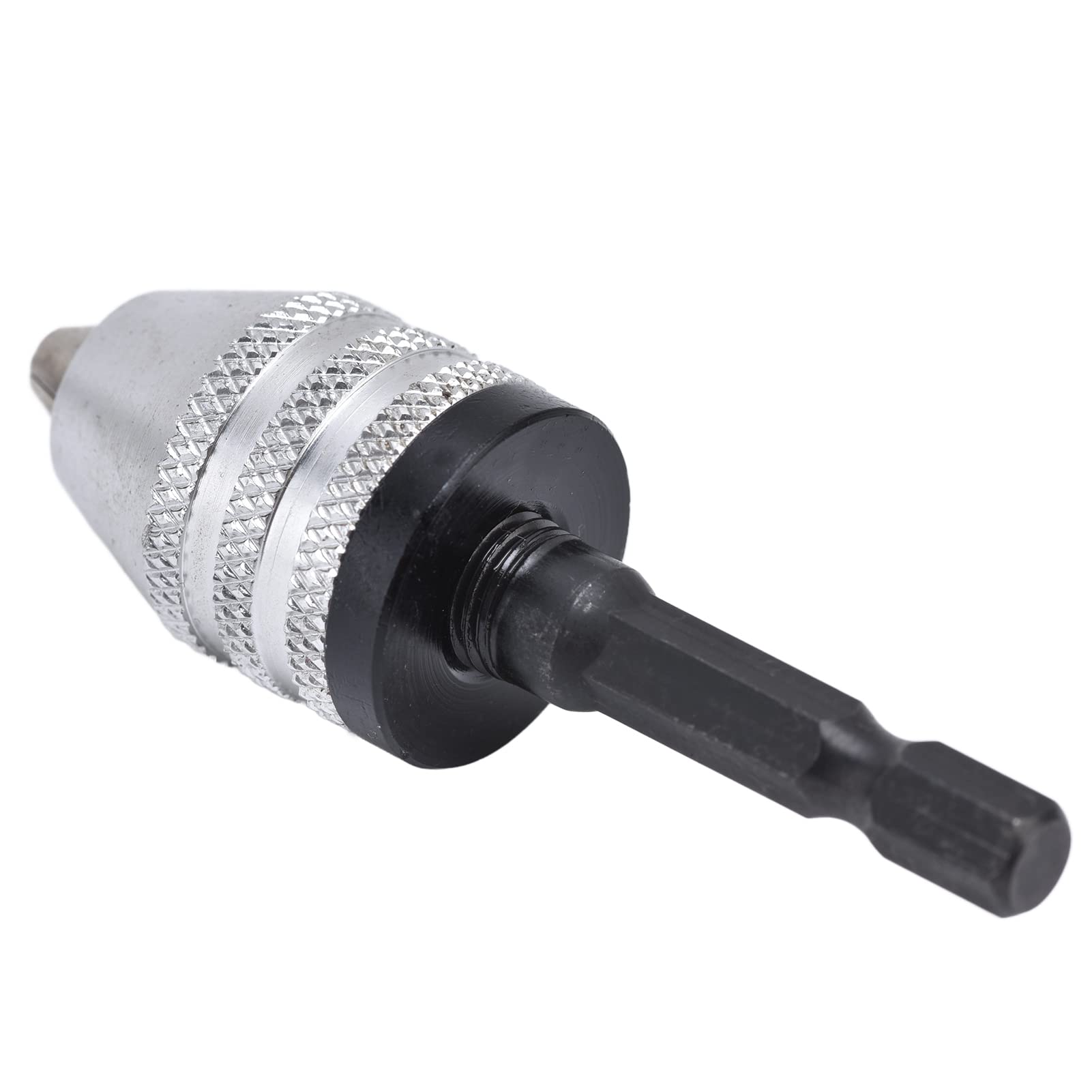 Keyless Drill Chuck - 3 Jaw Quick Change Hex Shank Adapter (1/4
