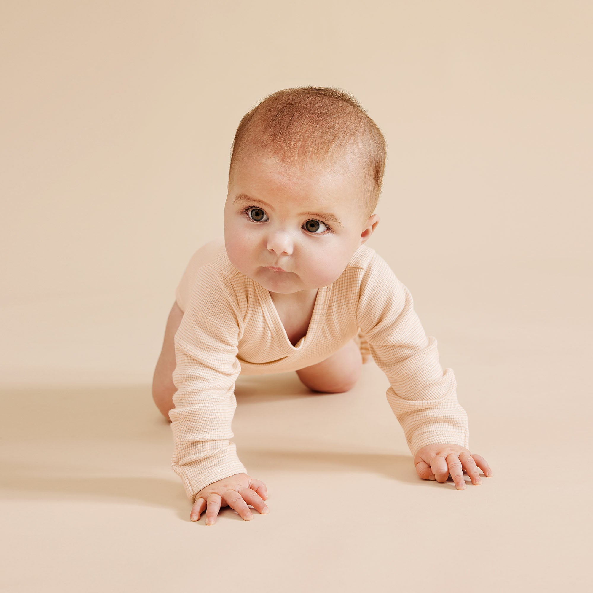Organic Stripe Rib Kimono Bodysuit - Soft Cotton Baby Onesie for Newborns & Infants | Perfect for Playtime, Sleepwear & Photo Outfits