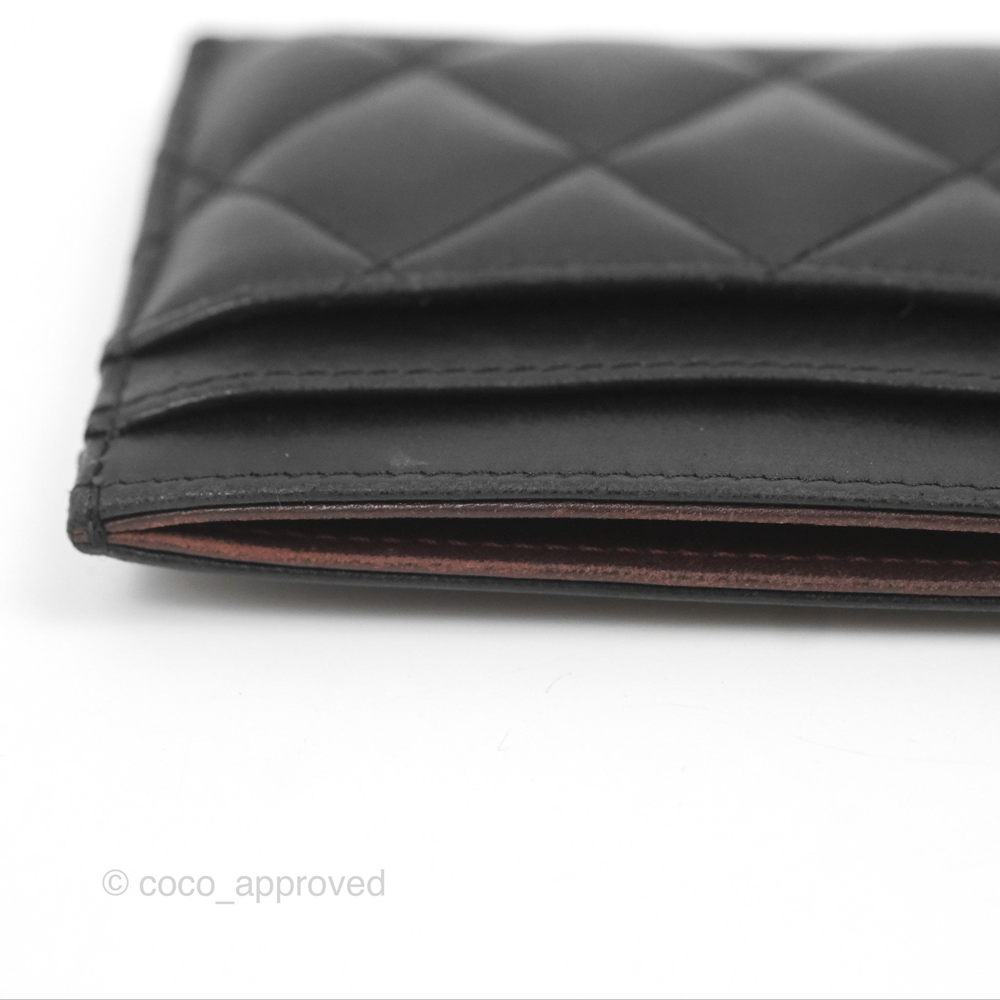 Chanel Classic Flat Card Holder Black Lambskin Gold Hardware - Luxury Slim Wallet for Women, Perfect for Everyday Use & Gift Giving