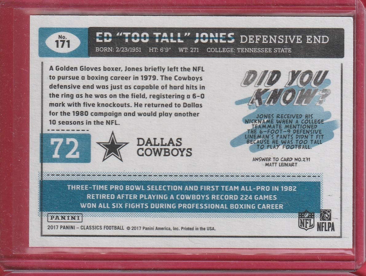 2017 Classics Blue Back #171 Ed 