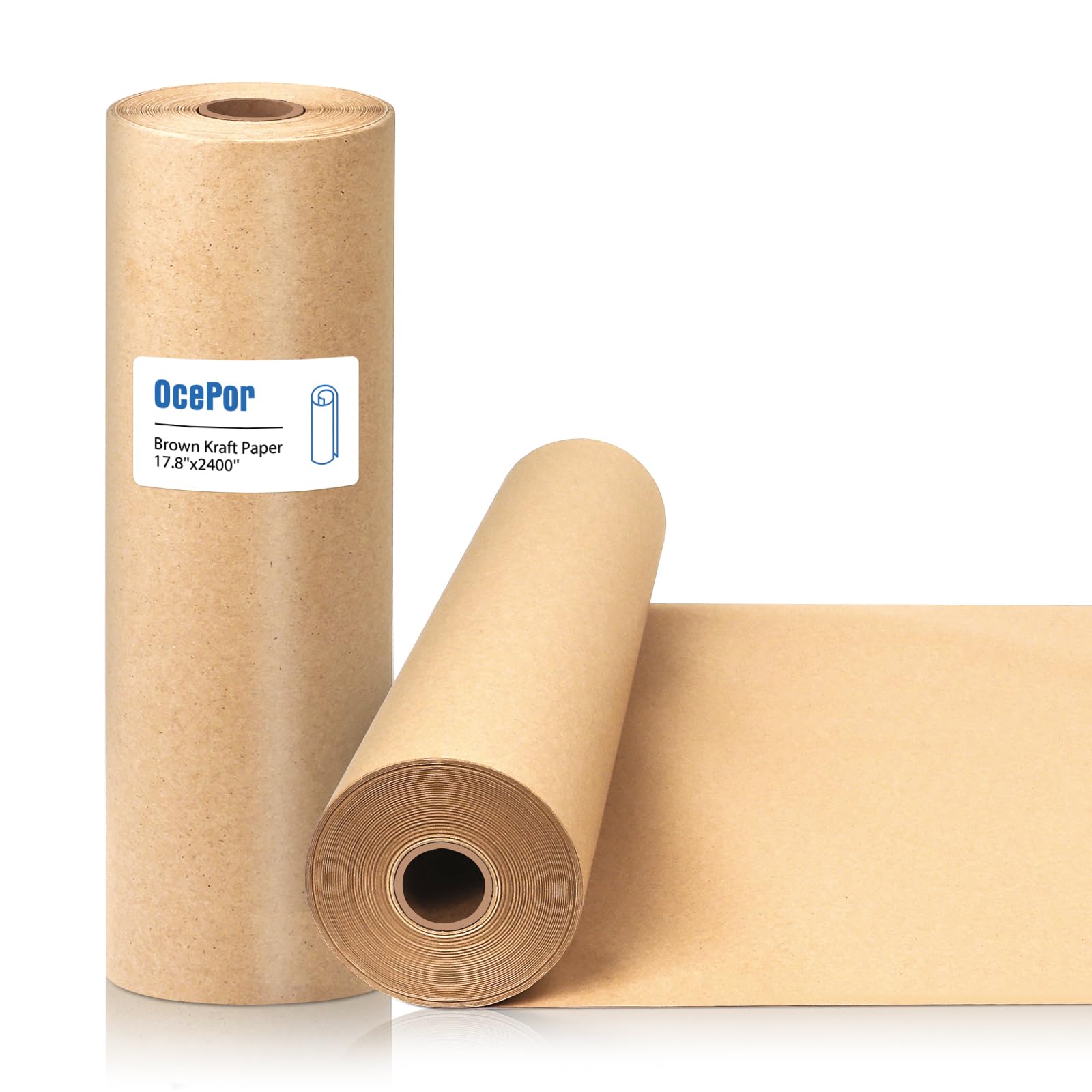 Brown Kraft Paper Roll 17.8