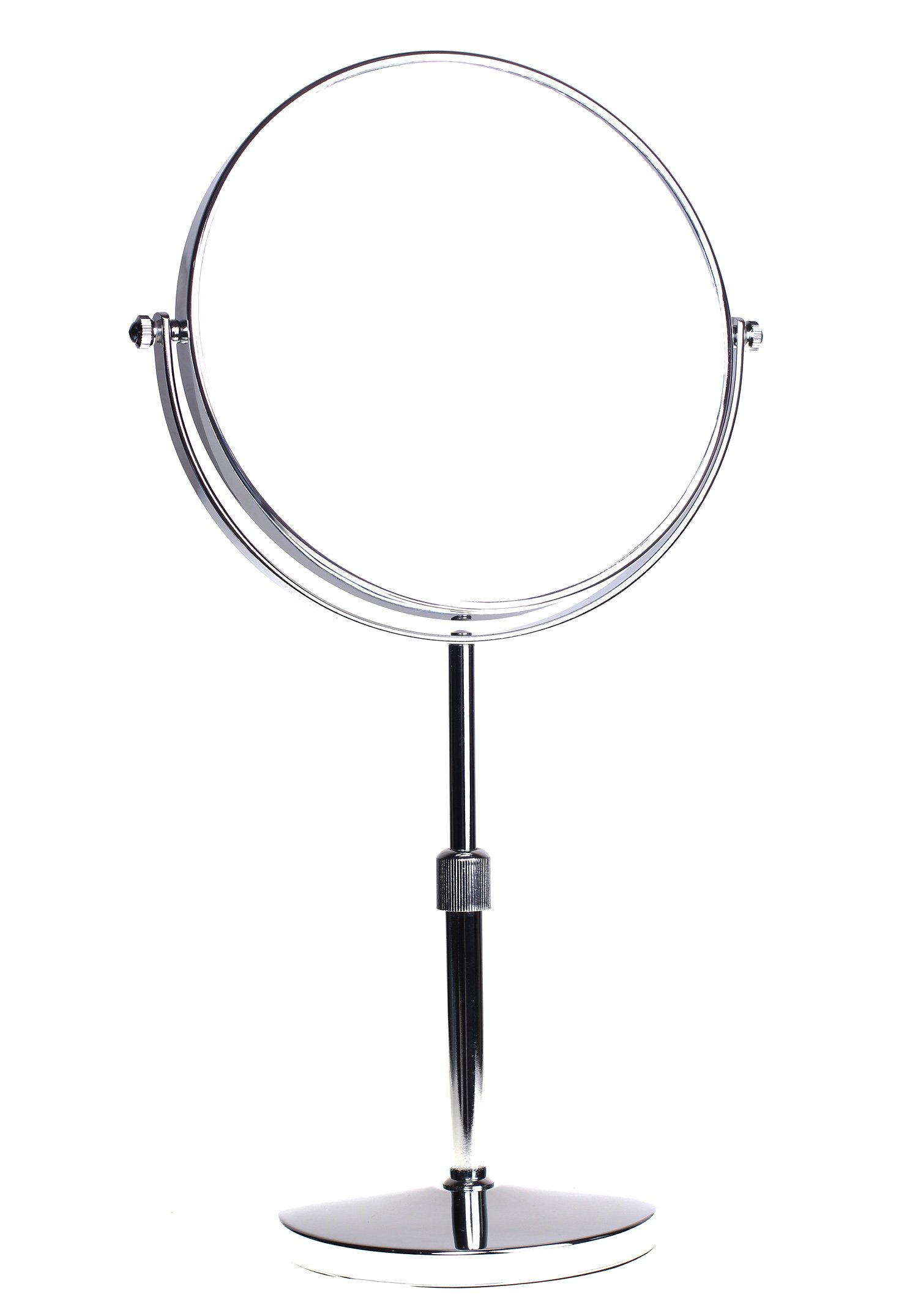 10x Magnifying Makeup Mirror with Adjustable Double-Sided Design - 8 Inch Bathroom & Vanity Mirror for Shaving, Cosmetics & Skincare - Chrome Finish (KXD3114) - Perfect for Home, Salon & Travel Use