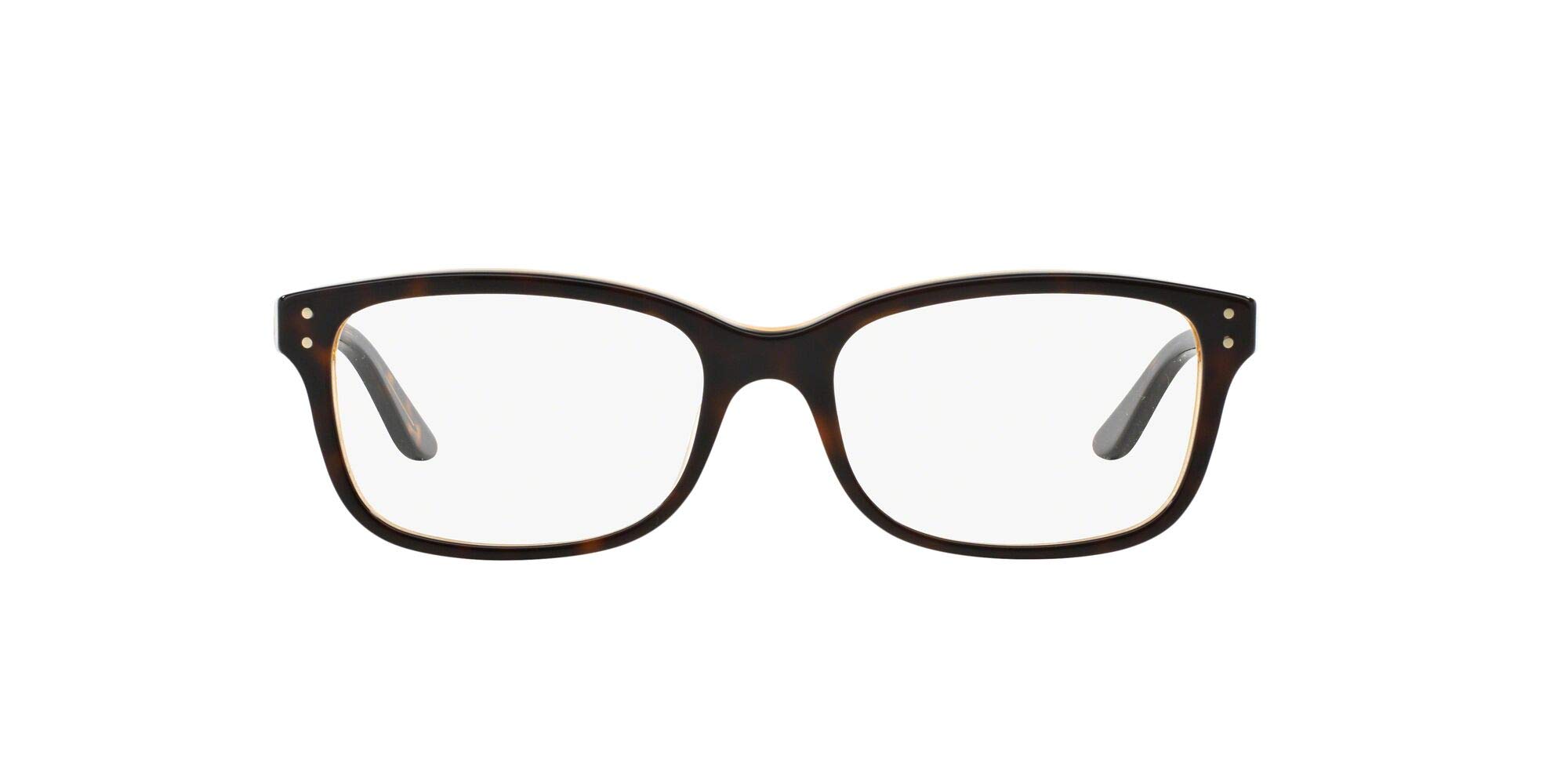 Ralph Lauren Women's RL6062 Square Prescription Eyeglasses Frames – Stylish & Comfortable for Work, Reading & Everyday Wear