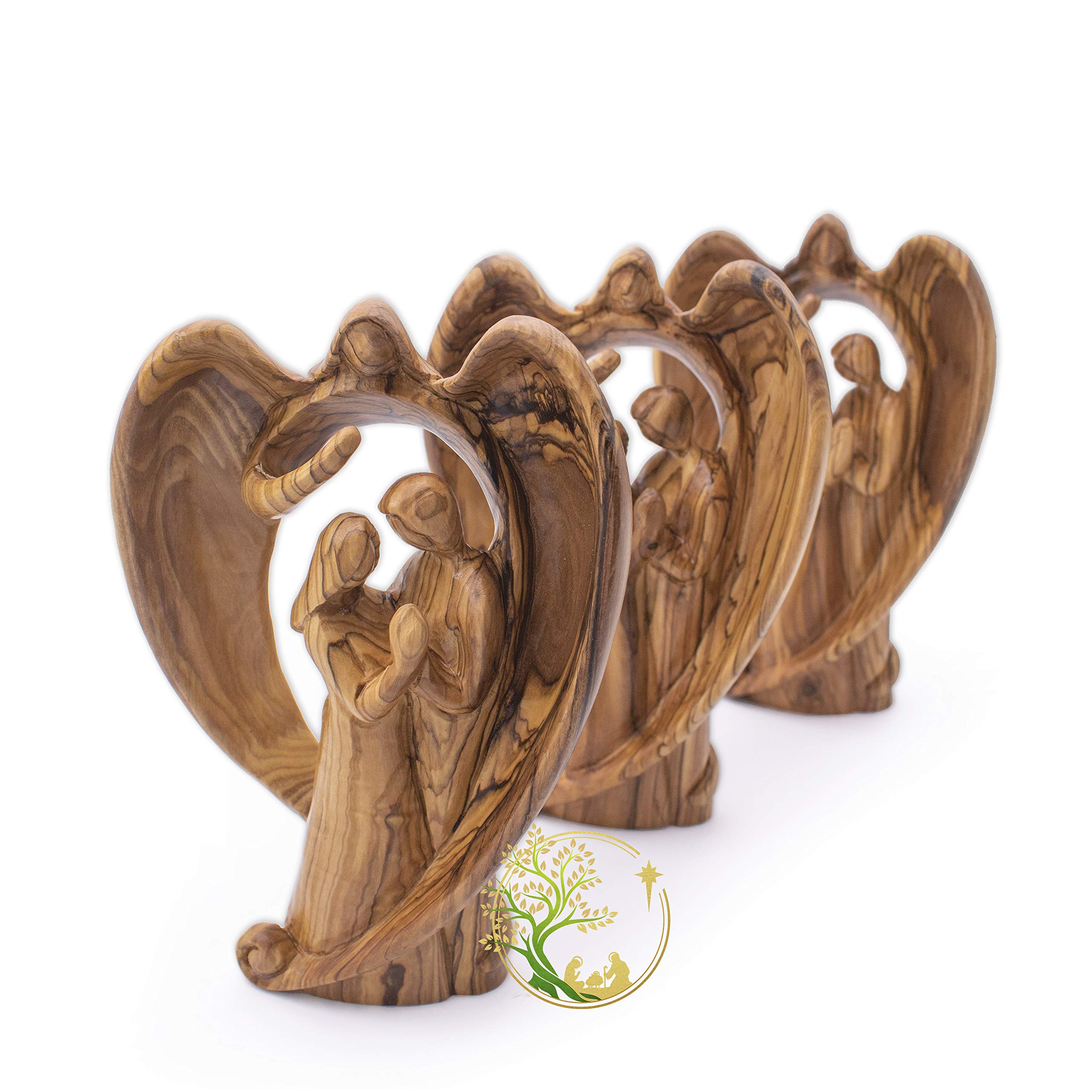 Wedding Couple Statue - Romantic Wooden Figurine for Engagement, Anniversary & Religious Gifts | Perfect Wedding Gift for Couples | Home Decor & Wedding Table Centerpiece