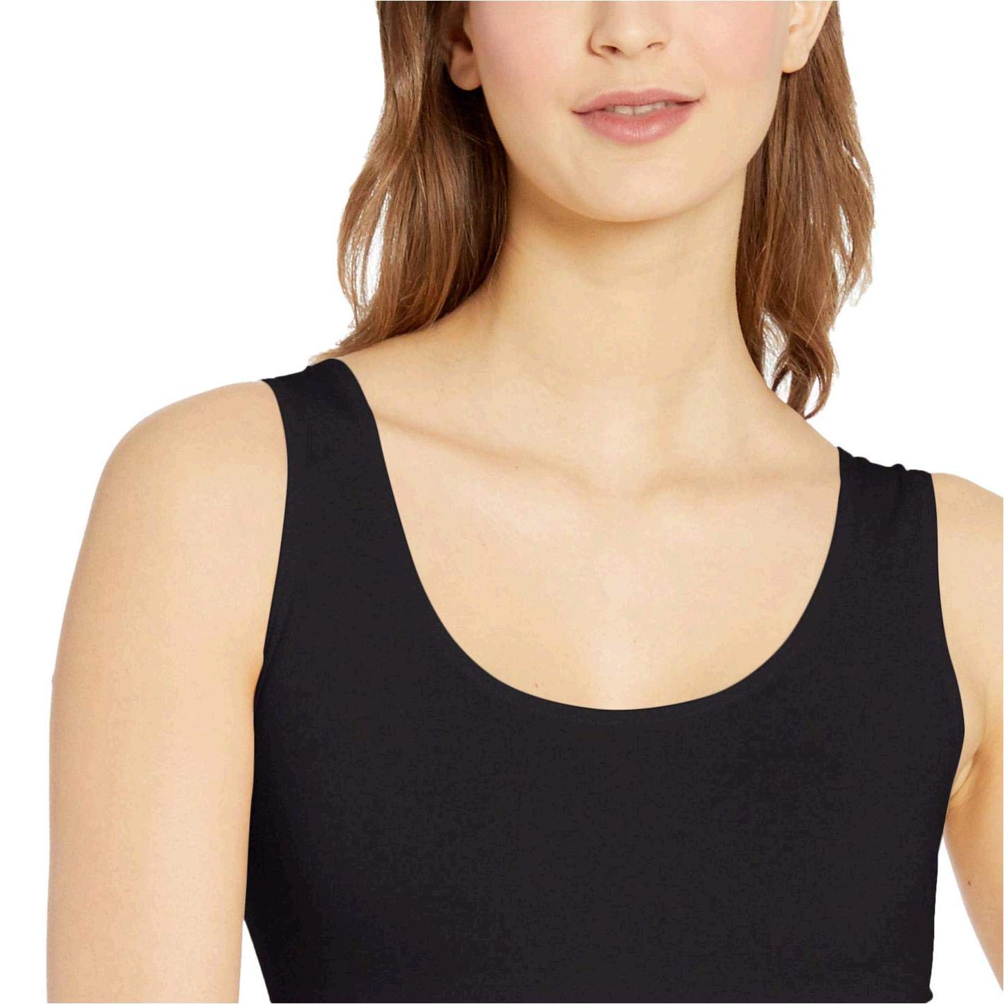 ESSENTIALS BY TUMMY TANK Women's Seamless Shaping Tank Top - Slimming Bodysuit for Workout & Layering | Perfect for Yoga, Gym & Everyday Wear